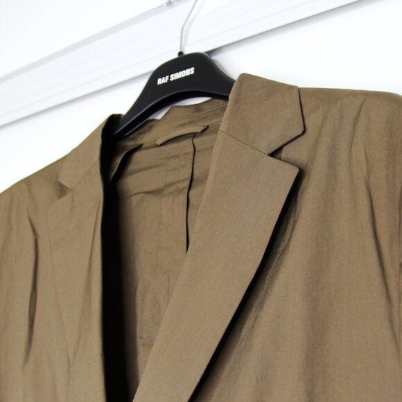 BNWT SS20 ACNE STUDIOS COTTON POPLIN HUNTER GREEN JACKET 50 - Picture 4 of 12